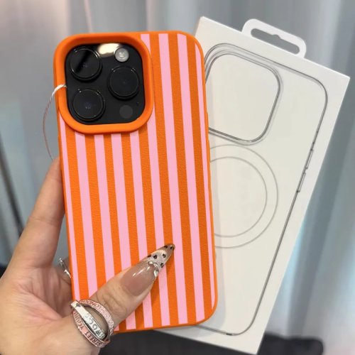 Lichee Handyhülle für Paare – bunt gestreift, minimalistisch, INS-Stil, für iPhone 17 16 15 14 13 12 11 Pro Max XS X XR 16 Plus 16E 17Air