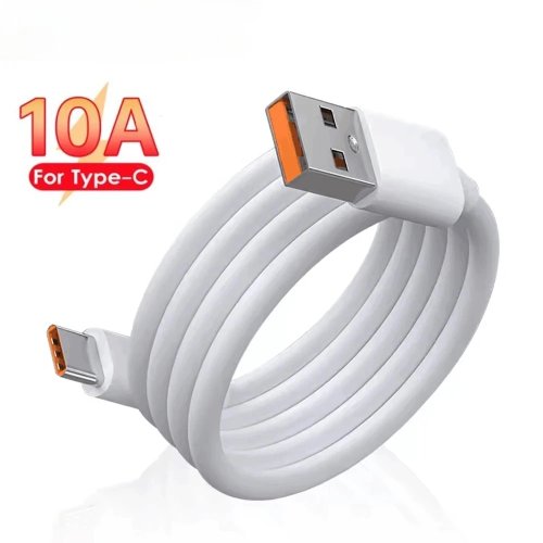 Cavo USB-C (Type-C) 120W 10A ricarica rapida e dati per Huawei Mate 40/50, Honor, Samsung, Xiaomi
