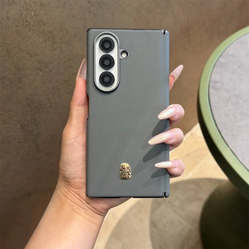 เคสเรียบง่ายสไตล์ธุรกิจสำหรับ Samsung Z Fold 5/6/7 น้ำหนักเบา ทนต่อการตกหล่นและรอยขีดข่วน