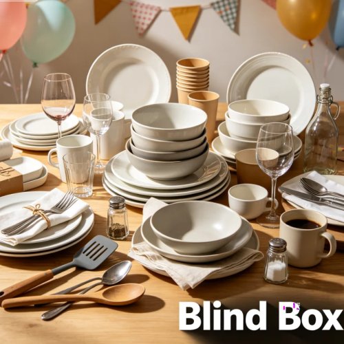 Blind Box Makanan Santai Misteri – Peralatan Makan Cantik Acak