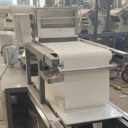 Máquina comercial automática para dumplings y wontons — Línea de producción y laminadora de masa