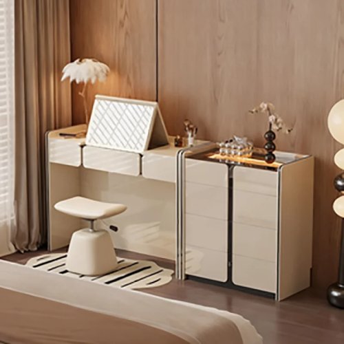 Meja Rias Modern Prancis Elegan dengan Hasil Premium - Furnitur Kamar Tidur Klasik