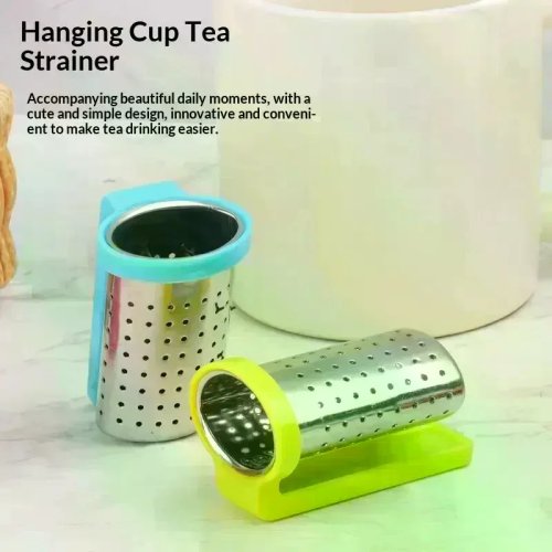 Creative Hanging Tea Infuser Cup Clip, Food Grade Stainless Steel Tea Strainer, Home Tea Set Accessories