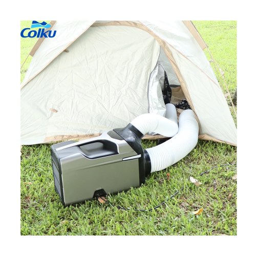 Pequeno ar condicionado portátil elétrico para campismo com compressor 240V AC 4400BTU arrefecimento/aquecimento para carro e exterior