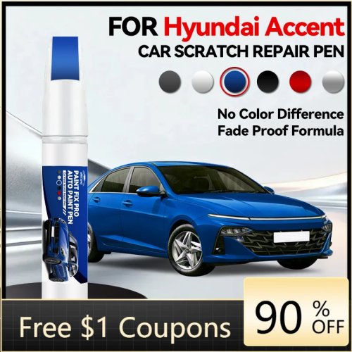 Caneta de retoque de tinta para Hyundai Accent (2000–2025) — Reparador de riscos, kit de pintura automóvel