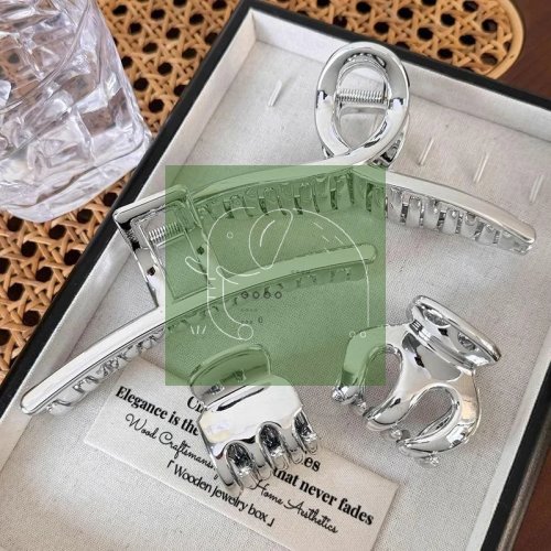 Große elegante silberne Haarspange für Damen - 1 Stück, Punk-Stil, einfach anzuwenden, für alle Gelegenheiten, Geschenk für Sie