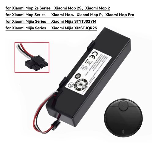 بطارية بديلة 6800mAh 14.4V لجهاز Xiaomi Mop 2S / Mop P / Mop Pro (Mijia STYTJ02YM / XMSTJQR2S)