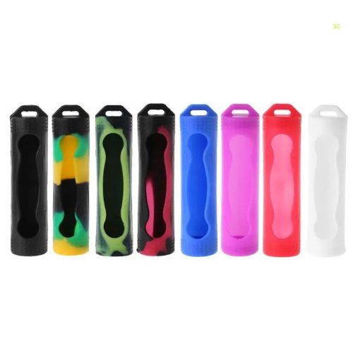 Capa de silicone para bateria 18650 — estojo protetor