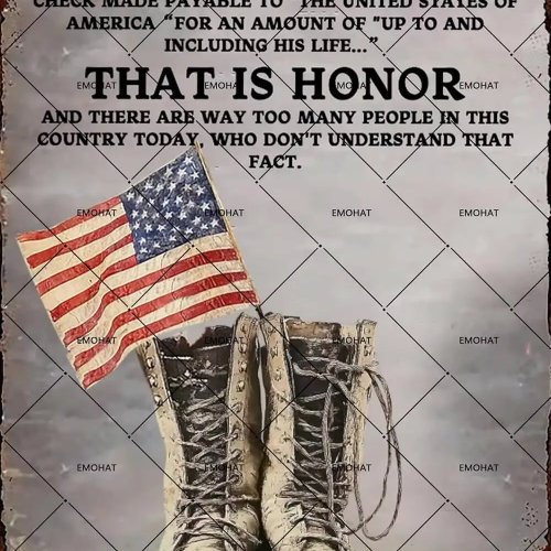 ヴィンテージ金属看板「Memorial Day」- 退役軍人/兵士モチーフ、ガレージ・オフィス・庭の壁飾り、12×8インチ