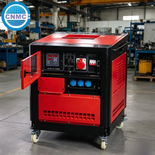 Stille dieselgenerator 10/11/13/15/20 kW, 2-cilinder 4-takt, driefasig — Gemaakt in China