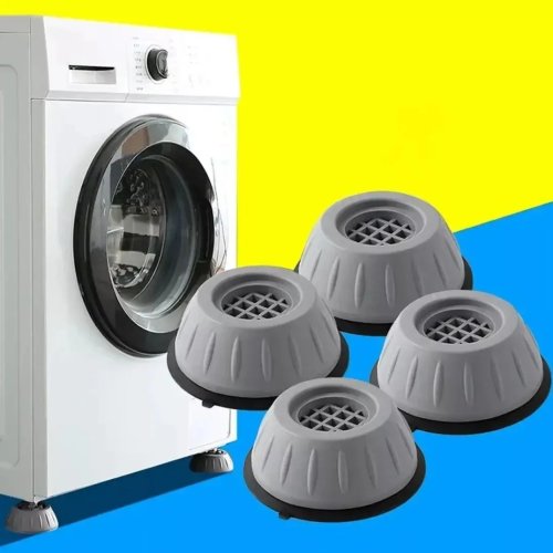 4-Pack Anti-Vibration Rubber Feet for Washing Machine – Non-Slip Noise-Reducing Pads