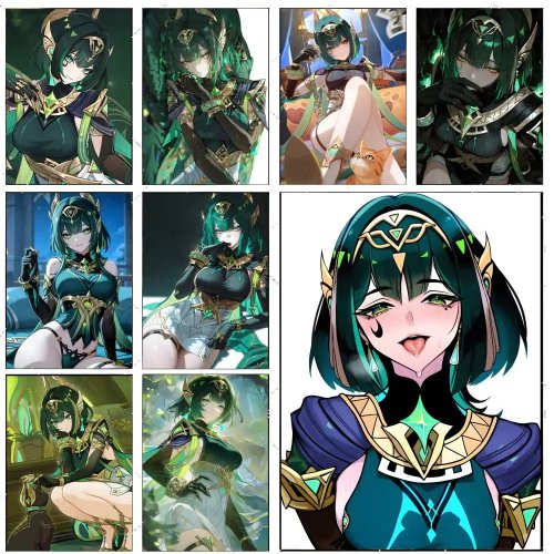 Genshin Impact Nefer Game Character Poster - Premium Decor Art, Gift for Home & Lounge