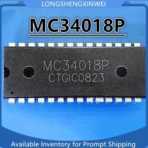 Circuito integrado MC34018P (DIP-28) - 1 unidad, original