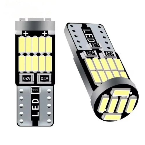 T10 W5W LED Canbus Lamp 12V Zuiver Wit Auto Interieurverlichting Kentekenplaatlamp Foutloos Laag Stroomverbruik
