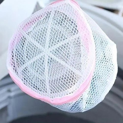 Bolsa de lavado de malla con cremallera para lavadora — bolsa protectora para ropa interior y prendas delicadas
