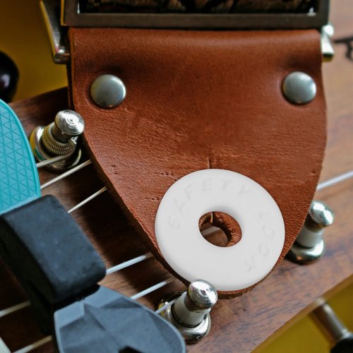 20 Unidades de Anilhas/Blocagens para Correia de Guitarra — Para Elétrica, Baixo e Acústica, Evita Soltar, Melhora Estabilidade e Conforto