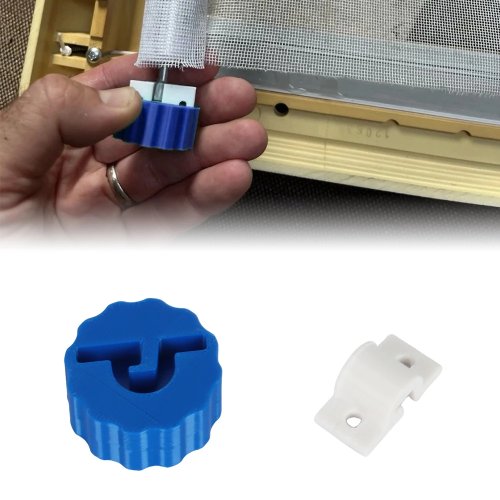 Lot 1 clip de maintien moustiquaire pour stores verticaux/horizontaux — Accessoire fenêtre et camping-car