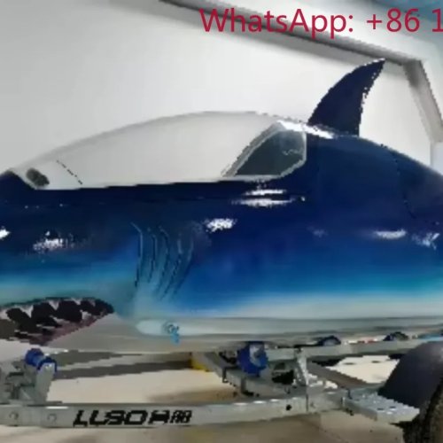 Carbon-Semi-Hydrojet-Speedboot "ToyShark" — persönliche, kraftstoffsparende Sportyacht für Freizeit und Rennen
