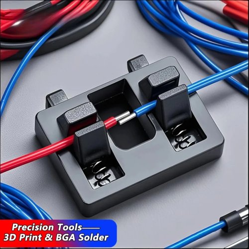 Pince de soudure réglable avec ventouse — support/positionneur pour carte mère / PCB