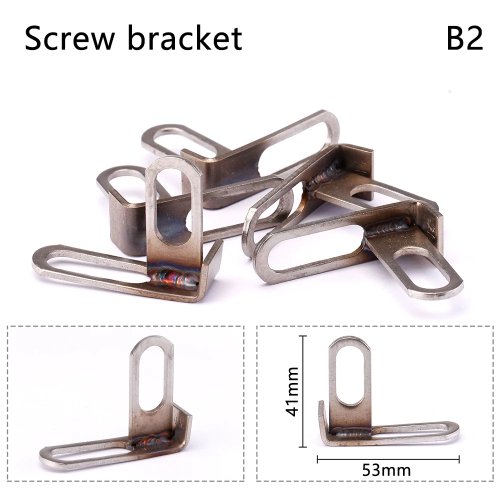 Z/L-Shaped Motorcycle Exhaust Pipe Bracket Clamp – High-Quality Fixed Mounting Bracket