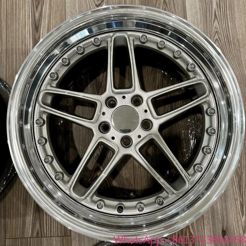 Velg BKU forged 3-piece staggered 17/18/19/20 inch 5x120 concave pelek alloy untuk BMW E30 E36 E46 E90 M3