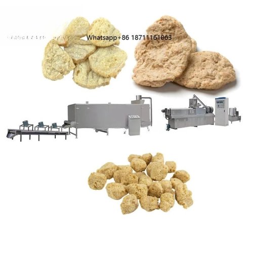 Automatische Produktionslinie für texturiertes Sojaprotein und Tofu, hohe Leistung, mit Motor und SPS (PLC), einfache Bedienung