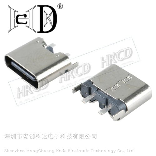 USB Type‑C female 2‑pin SMD laad-/datapoort soldeer-aansluiting – Vervanging voor Android-telefoon (DIY)