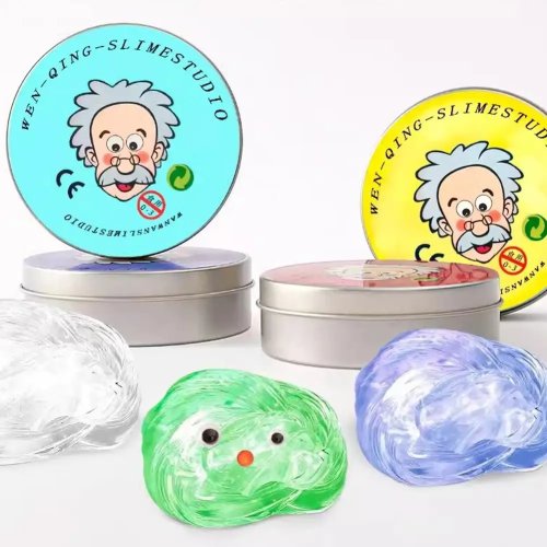 비뉴턴 액체 스트레스 완화 장난감 – 투명 '리퀴드 글라스' 슬라임 DIY, 끈적이지 않음, 어린이 선물