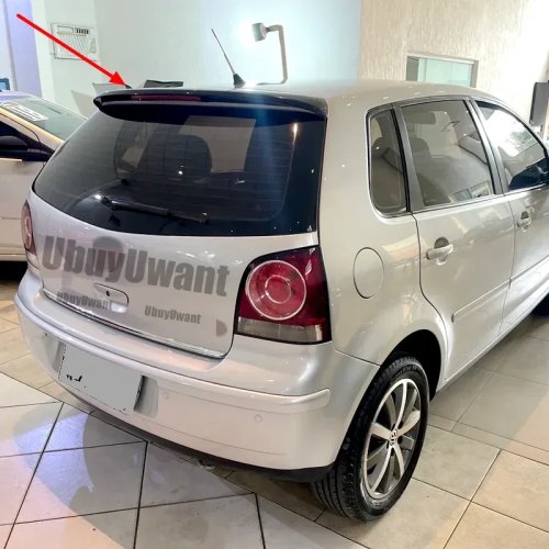 Cánh gió nóc/lip cốp sau cho Volkswagen Polo 2005–2009, nhựa ABS sơn lót (sẵn sơn)