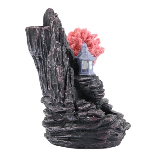 Brûle-encens à reflux cascade montagne, diffuseur de parfum pour la maison décoration