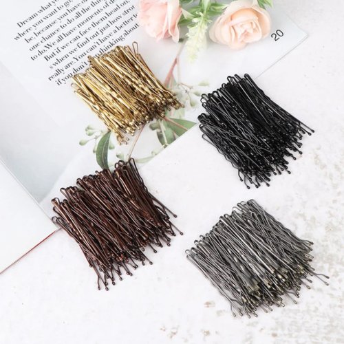 50 ชิ้น กิ๊บติดผมสีทองรูปตัว U สำหรับผู้หญิง – กิ๊บและเข็มกลัดสำหรับจัดแต่งทรงผม