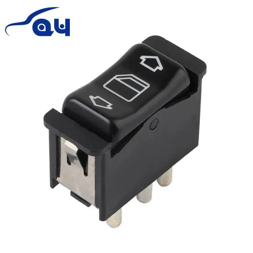 Interruptor de elevador de ventana eléctrico 1 botón derecha/izquierda para Mercedes Benz 190 W201 / 560SL — 1268208010, 1268208110