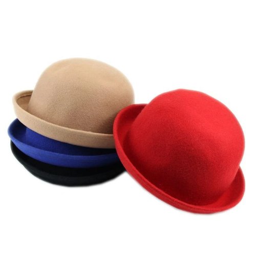 Vintage Wool Bowler (Derby) Hat — Unisex