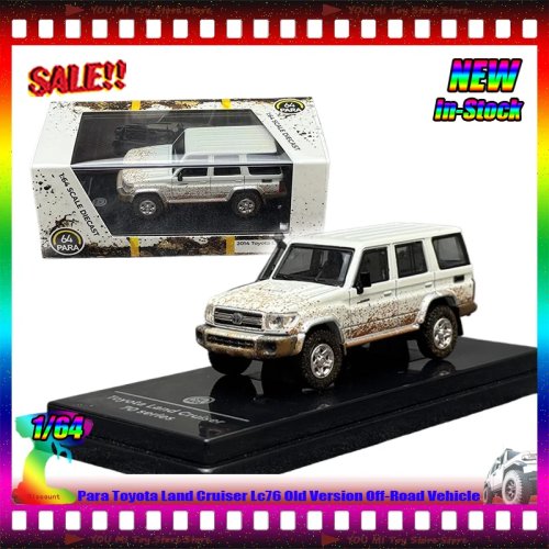 Toyota Land Cruiser LC76 1:64 Modelo Diecast metálico - miniatura todoterreno coleccionable, regalo