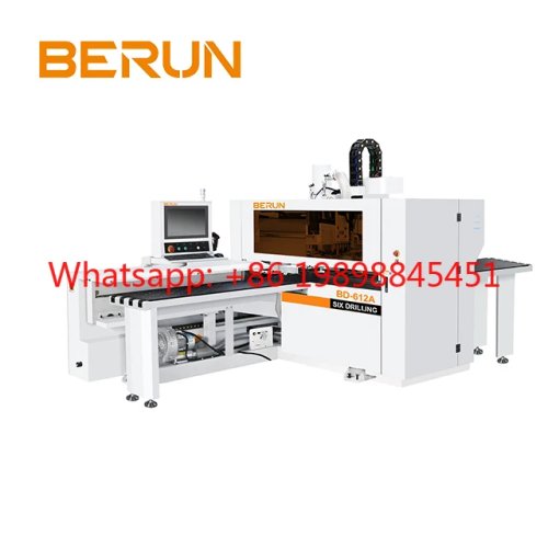 BERUN BD-612A Máquina de perfuração CNC automática 6 faces para móveis e madeira