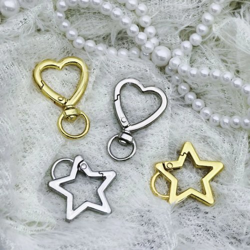 Metal DIY Jewelry Accessories Keychain Keyring Key Chain Pendant Rotating Lobster Clasp Spring Snap Wholesale