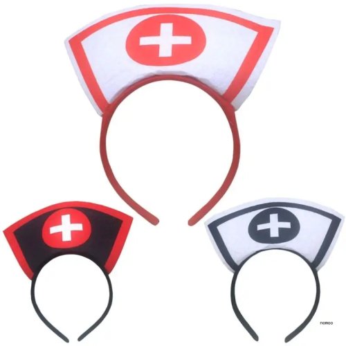 Diadema de Enfermera de Halloween para Disfraz