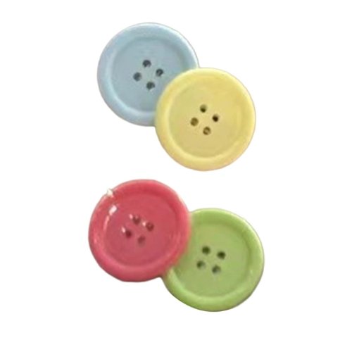 Pince à cheveux de couleur bonbon avec bouton - Barrette latérale sucrée pour filles et adolescentes