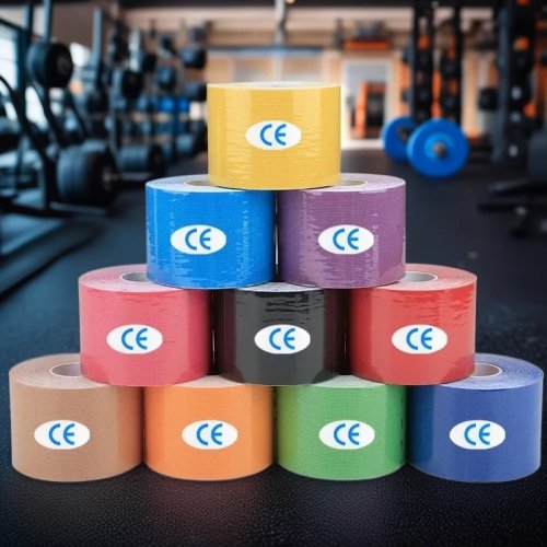 Bande Kinesio étanche pour sport — soutien musculaire et soulagement de la douleur, strapping pour gym/tennis