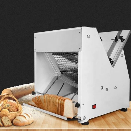 Affettatrice elettrica professionale per pane 37 lame (10 mm), 220V 50/60Hz, 0,25 kW, 45 kg