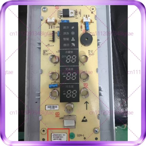 Placa de display/placa de control de botones para frigorífico Sanyo/Whirlpool BCD-252WTGB - 8102525100016