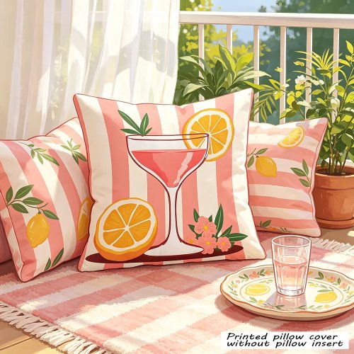 Federa copricuscino quadrata con stampa gallo e frutta su due lati, per divano/letto/sedia, lavabile in lavatrice