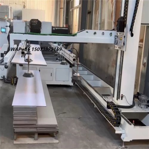 Máquina CNC de ranurado doble extremo para paneles de pared — Máquina automática de ranuras para tableros