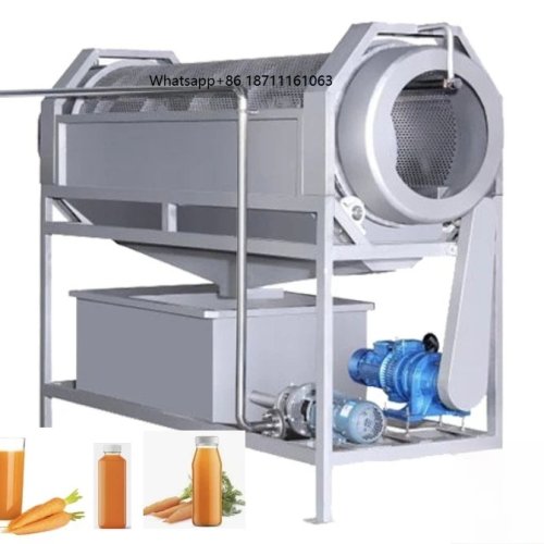 Linea di produzione multifunzionale per polpa, succo e concentrato di carota e pomodoro