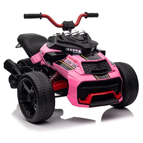 Quad elétrico 24V para crianças — 3 rodas a bateria, velocidades alta/baixa
