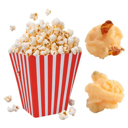 Miniatuur Namaak Popcorn van PVC - Schattig Kunstmatig Popcorn Model voor Knutselen en Onderwijs