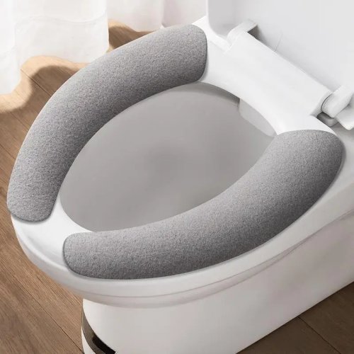 Miếng dán đệm nắp bồn cầu đa năng họa tiết hoạt hình, êm ái, có thể giặt