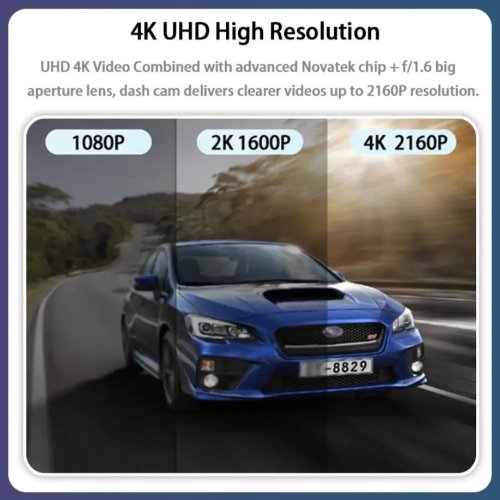 Rejestrator jazdy 4K Plug and Play do Tesli Model Y 2021 2022, WiFi w samochodzie z widzeniem nocnym, sterowanie aplikacją