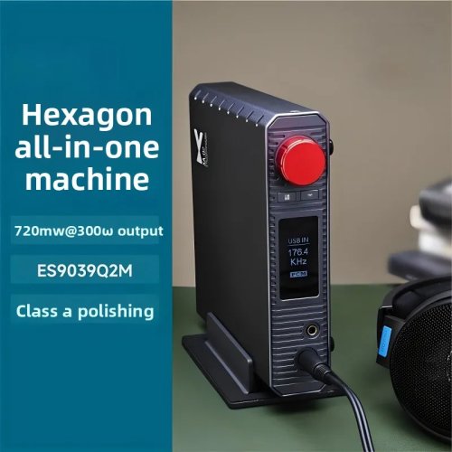 Xduoo XA-02 데스크탑 밸런스 DAC 및 헤드폰 앰프 – USB, 광(Optical), 동축(Coaxial)