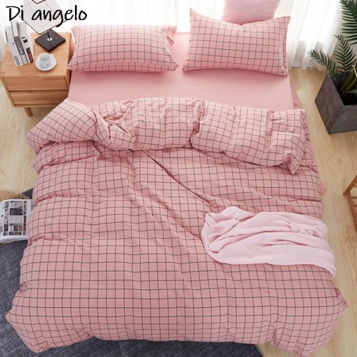 Plaid Striped Cotton Duvet Cover – 1pc Quilt/Comforter Cover, Fits Queen/King